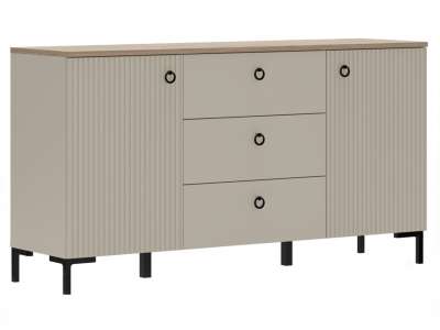 TEM-Domca 2D3S polcos komód 3 fiókkal