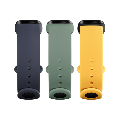 Mi Smart Band 5 Strap (3-pack) (Blue, Yellow, Green)