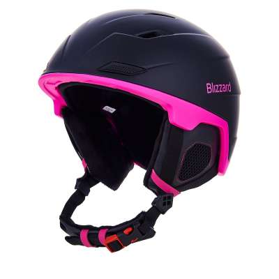 BLIZZARD-Viva Double ski helmet, black matt/magenta Fekete 56/59 cm 20/21