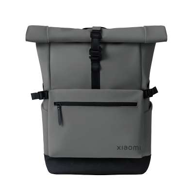 Xiaomi Roll Top Casual Backpack - alkalmi feltekerhető hátizsák, Rock Gray