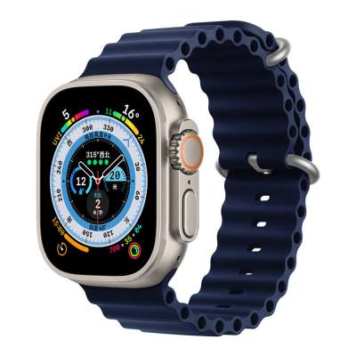 Oceán Apple Watch Szíj - Midnight Blue - 42, 44, 45, 49mm
