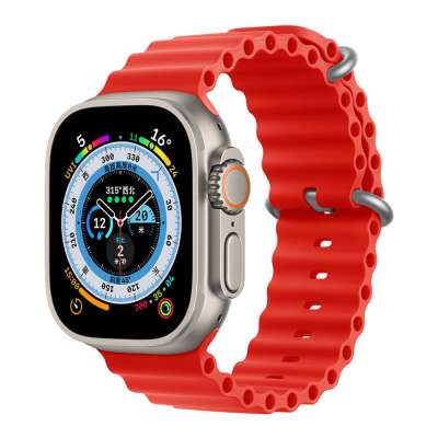 Oceán Apple Watch Szíj - Piros - 42, 44, 45, 49mm