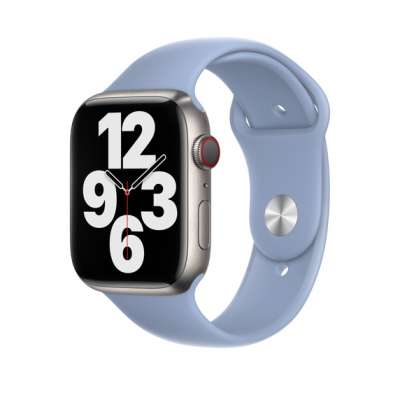 Szilikon Apple Watch Szíj - Ködkék - M/L - 42, 44, 45, 49mm