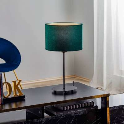 Golden Roller asztali lámpa 50cm sötétzöld/arany
