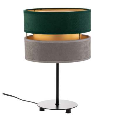 Golden Duo asztali lámpa szürke/zöld/arany 30cm