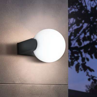 Rubio kültéri fali lámpa, IP64, gömb alakú