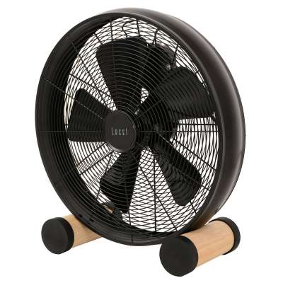 Beacon asztali ventilátor Breeze, fekete/hamu Ø 41 cm, csendes