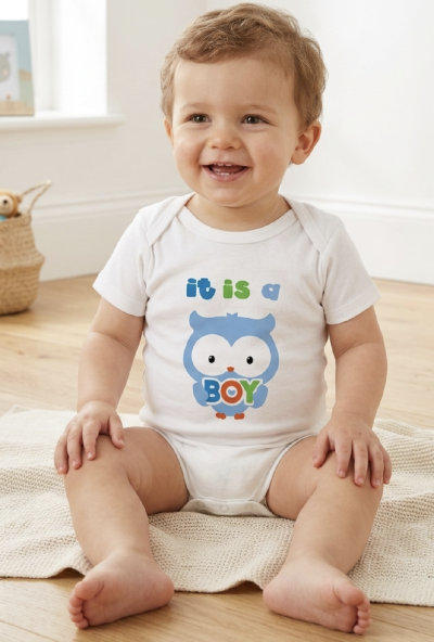 Baba body, kombidressz- Kisfiú lettem Méret: 80 (9-12hó)