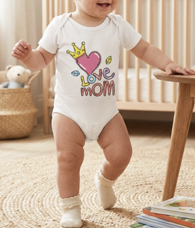 Baba body, kombidressz - Love Mom Méret: 62 (2-4hó)