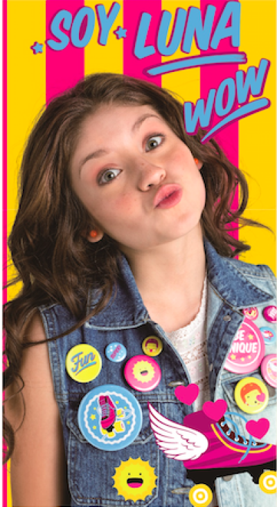 Gyerek kis törölköző- Soy Luna, 35x65 cm