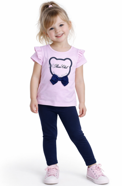 Lányka nyári szett- Maci klub Méret: 116 (6éves)