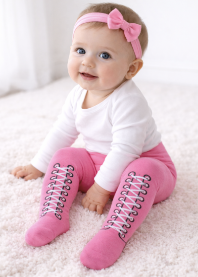 Baba pamut harisnyanadrág- Divat Méret: 12-18 hónap