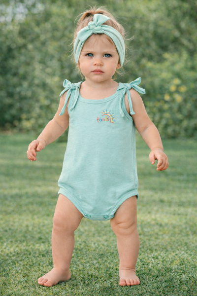 Nyári baba body- Tongs Méret: 62 (2-4hó)