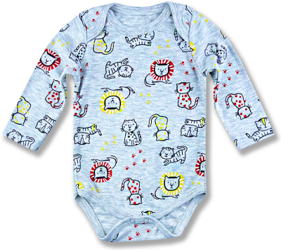 Baba body- Roar, szürke Méret: 74 (6-9hó)