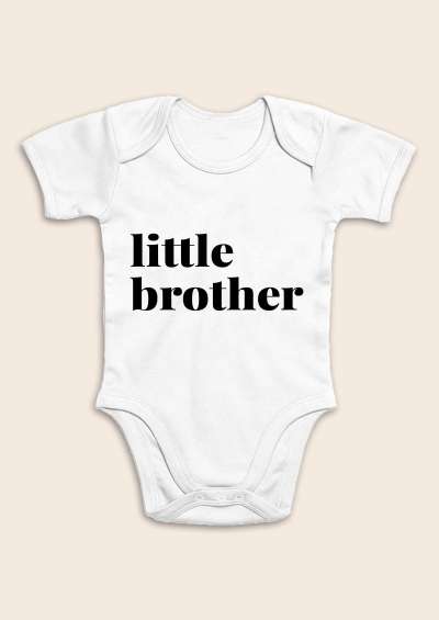 Baba body, rövid ujjú- Kistesó (fiú) Méret: 74 (6-9hó)