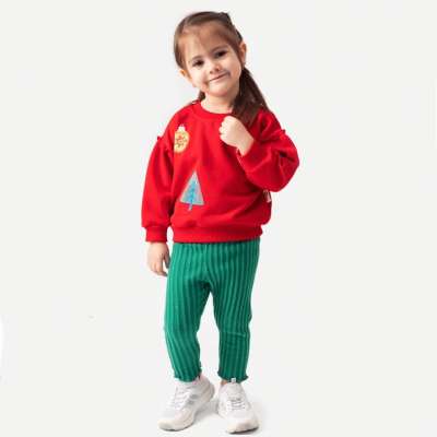 Karácsonyi baba és gyerekruha együttes- Luca Méret: 80-86