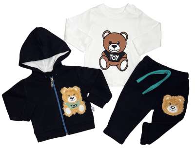 3részes babaruha szett- Maci Méret: 86 (12-18hó)