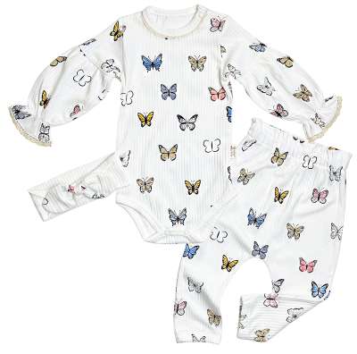 3 részes babaszett – Pillangó Méret: 68-74