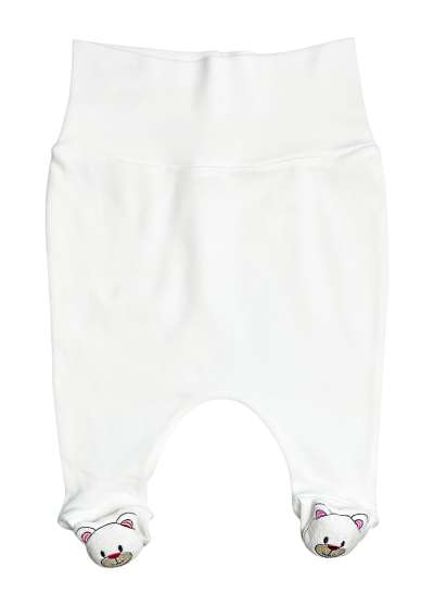 Lábfejes pamut nadrág-3D Macival Méret: 3-6 hónap