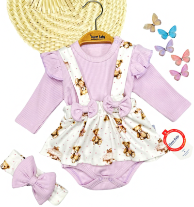 3 részes szett babáknak – Macikák Méret: 9 -12 hónap