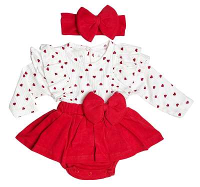 2 részes szett babáknak – Szívecske Méret: 9 -12 hónap