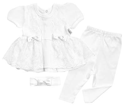 3 részes elegáns babaszett – Kis Angyal Méret: 74 (6-9hó)