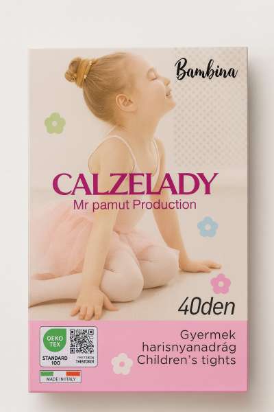 Gyerek harisnya 40 DEN – fehér Méret: 4-6 év