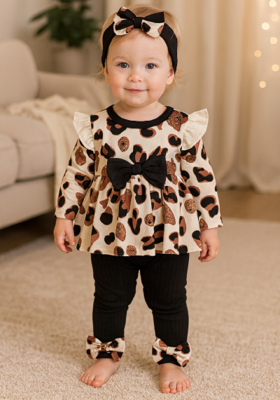 3 részes kislány szett – Masnik Méret: 74 (6-9hó)