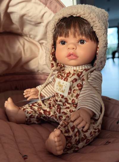 Kézműves spanyol baba- Alex, Joy 37cm