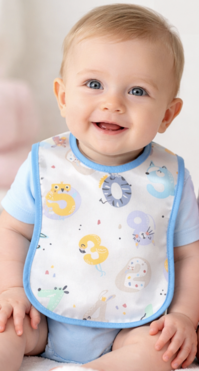 Baba előke- Számok, 1db