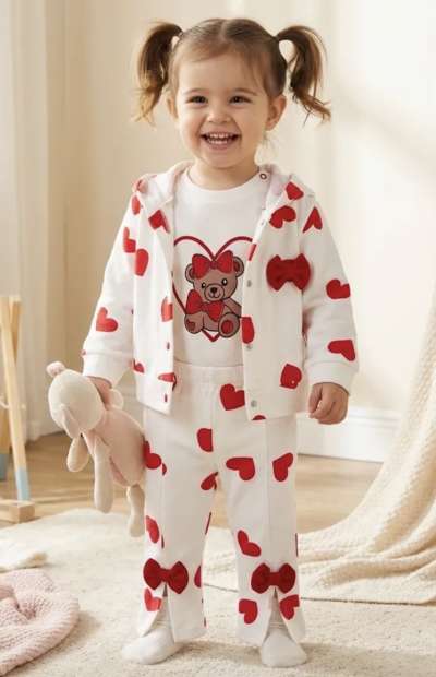 3 részes babaszett – Love Méret: 80 (9-12hó)