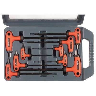 9 db-os imbuszkulcs készlet