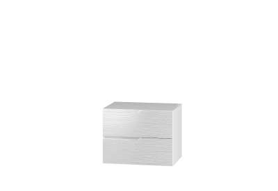 NICE 60 S/2 fürdőszoba szekrényéhez, 60x46x44,9, fehér/minta