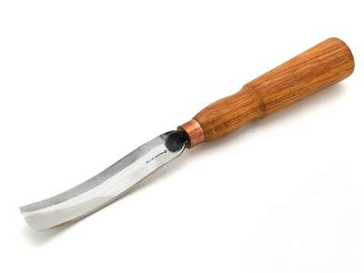 BeaverCraft G7L/22 fafaragó véső hosszú, hajlított - holkeres, 22 mm
