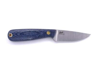 Brisa Necker 70 Flat / Bluejeans Micarta / Leather