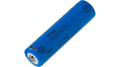 Walther 18650 3200 mAh (Li-Ion) újratölthető USB akkumulátor