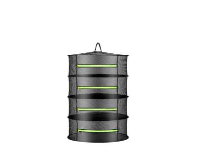 Kör alakú, 4 szintes, cipzárral zárható szárítóháló