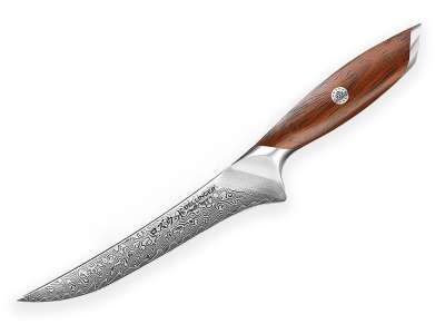 Dellinger Rosewood Boning Damascus – csontozókés 19 cm