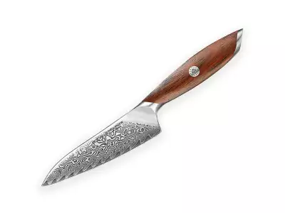 Dellinger Rosewood Petty Damascus – univerzális kés 13,5 cm