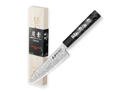 Dellinger Carbon Fiber Octagon ko-Santoku konyhakés 14 cm