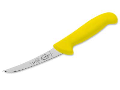 F. Dick ErgoGrip hajlékony csontozókés 15 cm, ívelt pengével – sárga