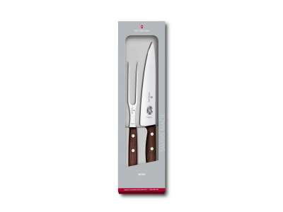 Victorinox 5.1020.2G Wood készlet – szakácskés 19 cm + villa