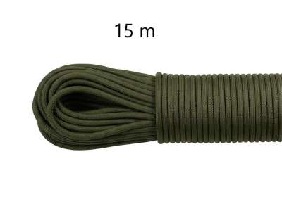 Paracord Type III 550 Army Spruce - 15 m csomag