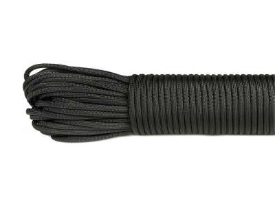 Paracord Type III 550 Black - méteres kiszerelés