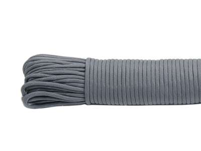 Paracord Type III 550 Dark Grey - méteres kiszerelés