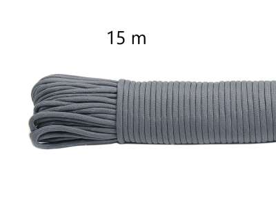 Paracord Type III 550 Dark Grey - 15 m csomag
