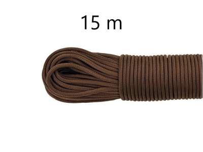 Paracord Type III 550 Chocolate - 15 m csomag