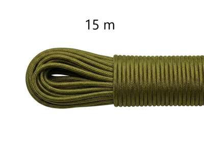 Paracord Type III 550 Moss - 15 m csomag