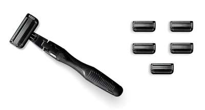 KAI Auger borotva + 6 db borotvabetét