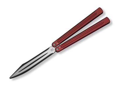 Civivi Dracolisk Burgundy Aluminium C25028-3 gyakorló pillangókés